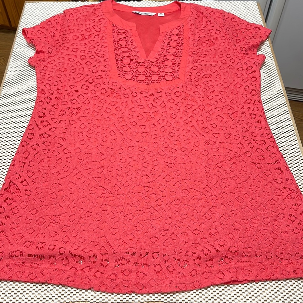 Isaac Mozarabic Live Lace Top - Sz M